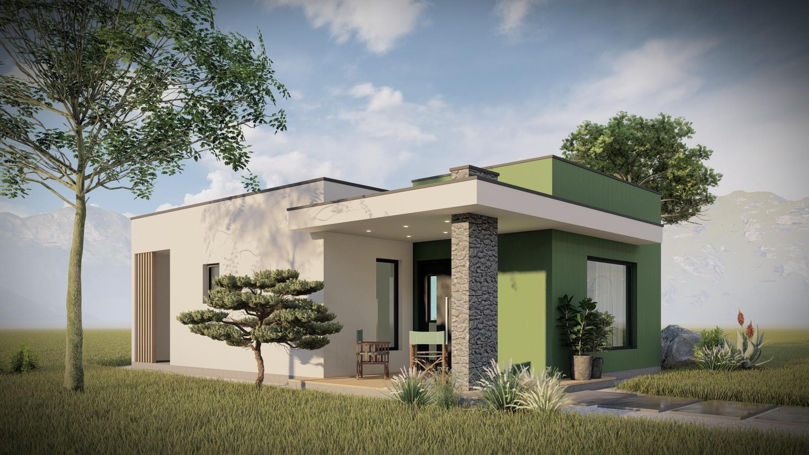 Casa Verde - montažna kuća 54m²